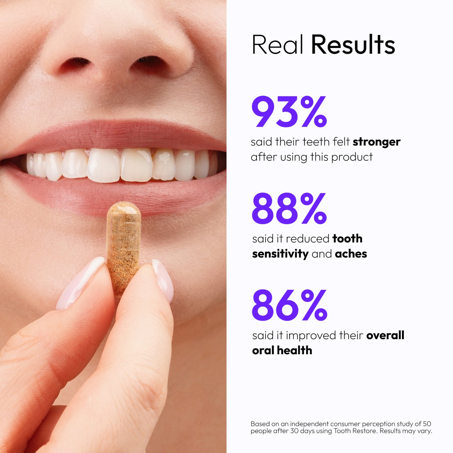 Examples of real results